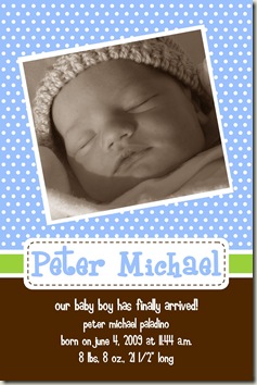 Birth Announcement